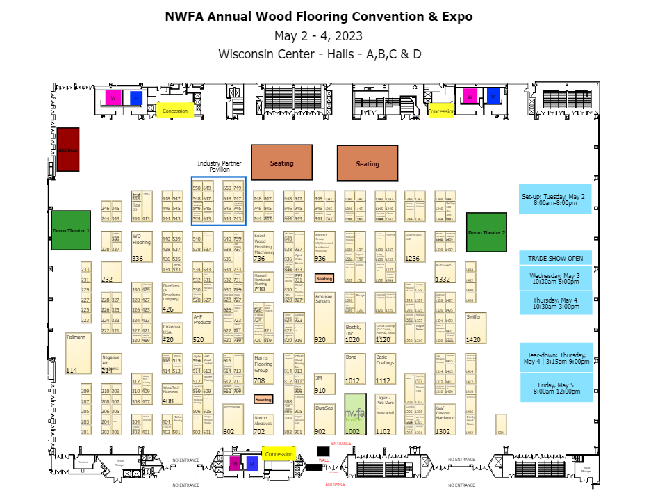 2024年美国木质地铺展NWFA WorldExpoin