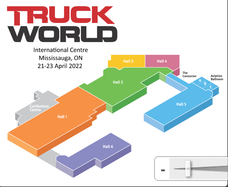 2024 Canadian Bus Commercial Vehicle Auto Parts Show Truck World   2024年加拿大客车及商用车及汽配展览会 Truck World 展位图1 